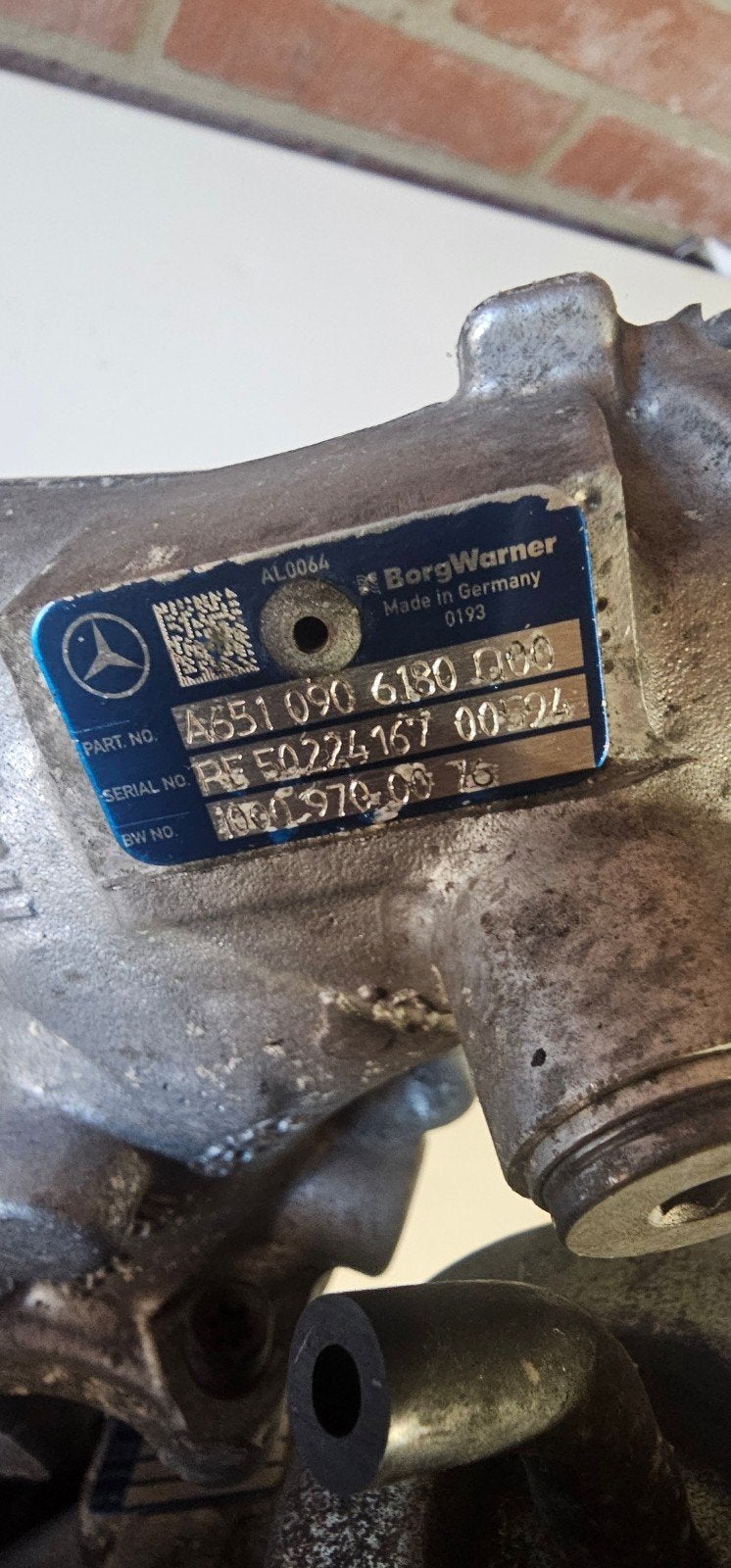 BorgWarner Turbo voor Mercedes-Benz (A6510906180), Ophalen of Verzenden, Gebruikt, Mercedes-Benz