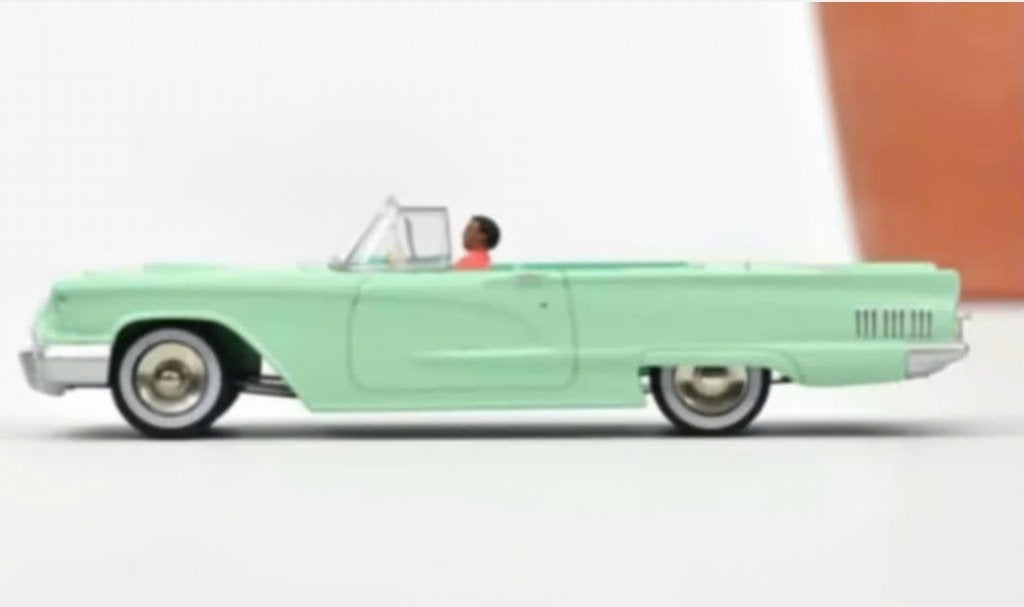 Ford Thunderbird 1960 GROEN NOREV / DINKY 1:43 ref. CL2711, Verzenden, Nieuw, Auto, Norev