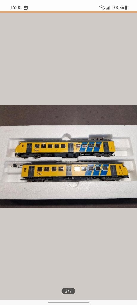 NS Sprinter h0 Fleischmann 4470, Hobby en Vrije tijd, Modeltreinen | H0, Gelijkstroom, Verzenden, Fleischmann, Analoog