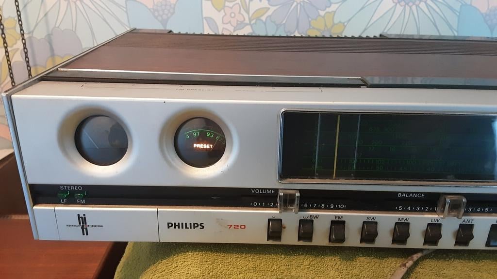 Philips vissenoog versterker 720, Audio, Tv en Foto, Versterkers en Receivers, Ophalen, Minder dan 60 watt, Overige merken