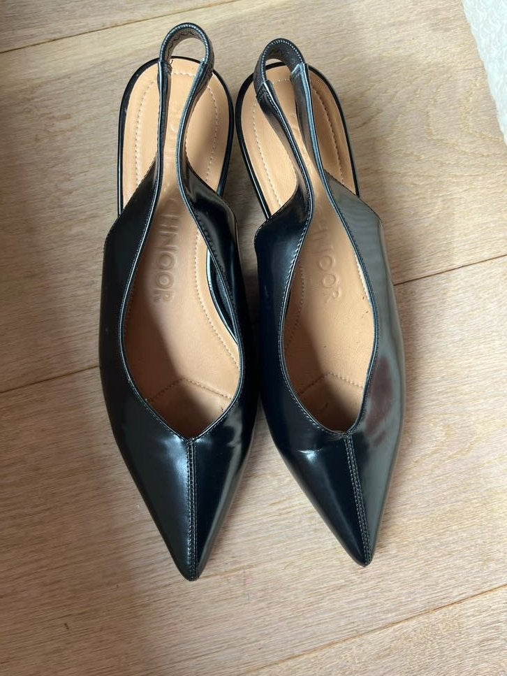 Sofie Schnoor plateau zool lederen schoenen, maat 38, nieuw, Kleding | Dames, Schoenen, Ophalen of Verzenden, Nieuw, Zwart, Schoenen met hoge hakken
