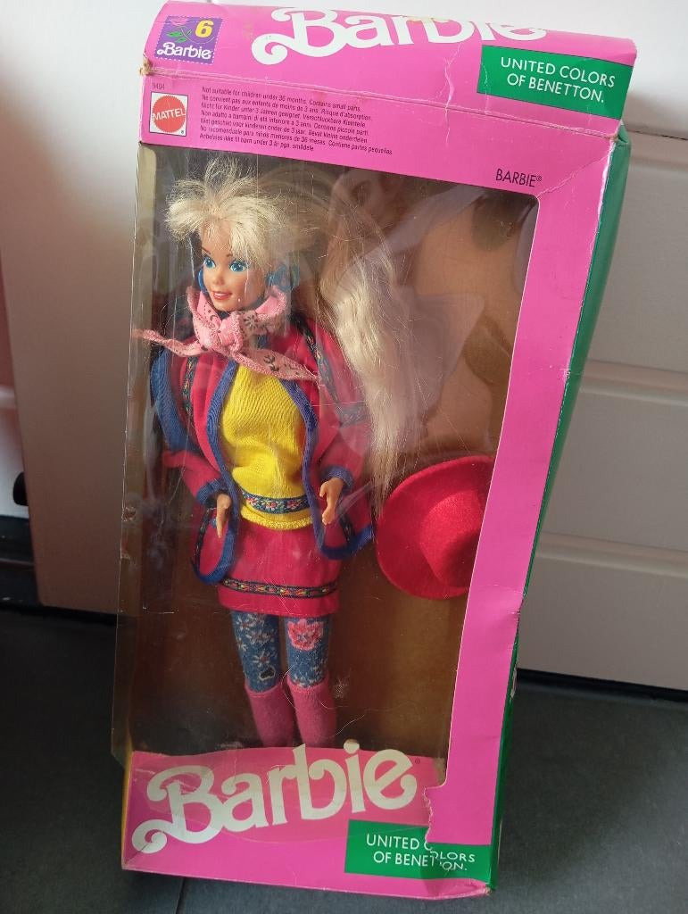 barbie united colors of benetton, Verzamelen, Poppen, Ophalen, Zo goed als nieuw, Pop
