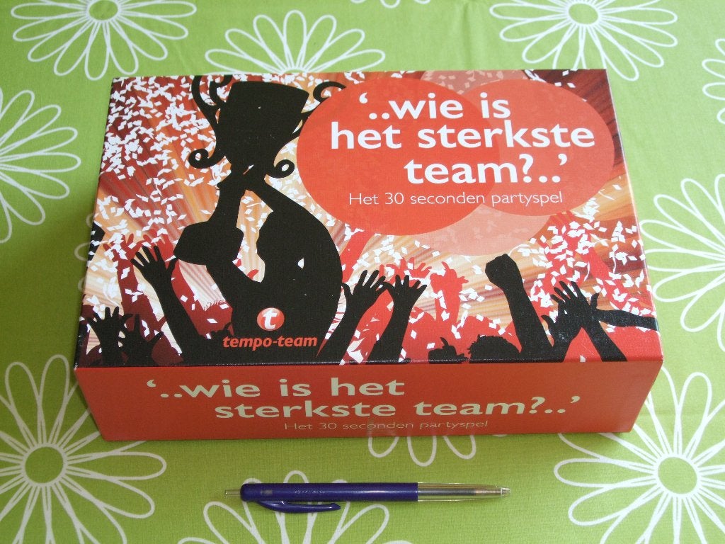 Het 30 seconden partyspel Wie is het sterkste team?, Hobby en Vrije tijd, Gezelschapsspellen | Bordspellen, Vijf spelers of meer