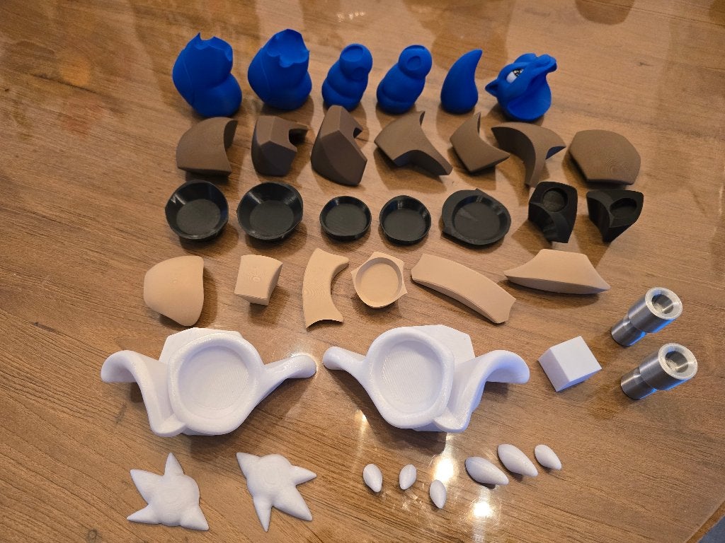 Blastoise Pokemon figuur puzzelvariant 3d print, Ophalen of Verzenden, Nieuw