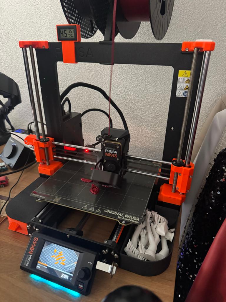 Prusa MK4S 3D-printer met vele extra's en filamenten, Computers en Software, 3D Printers, Ophalen, Zo goed als nieuw, Filament