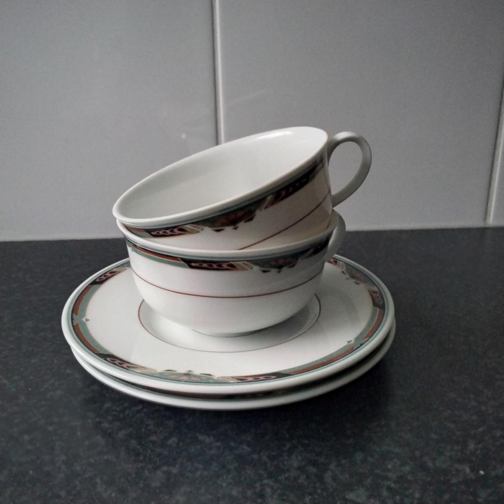2 heinrich winterling design theekop en schotels, Ophalen of Verzenden