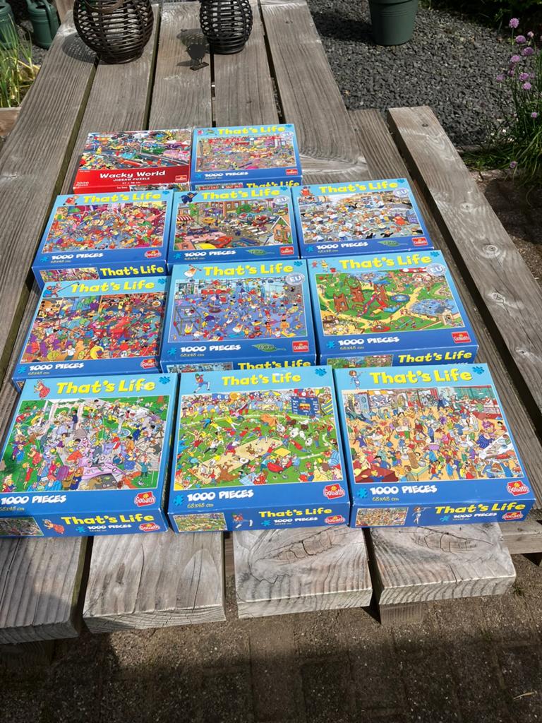That’s Life puzzels (kopen of ruilen), Ophalen of Verzenden, 500 t/m 1500 stukjes, Zo goed als nieuw
