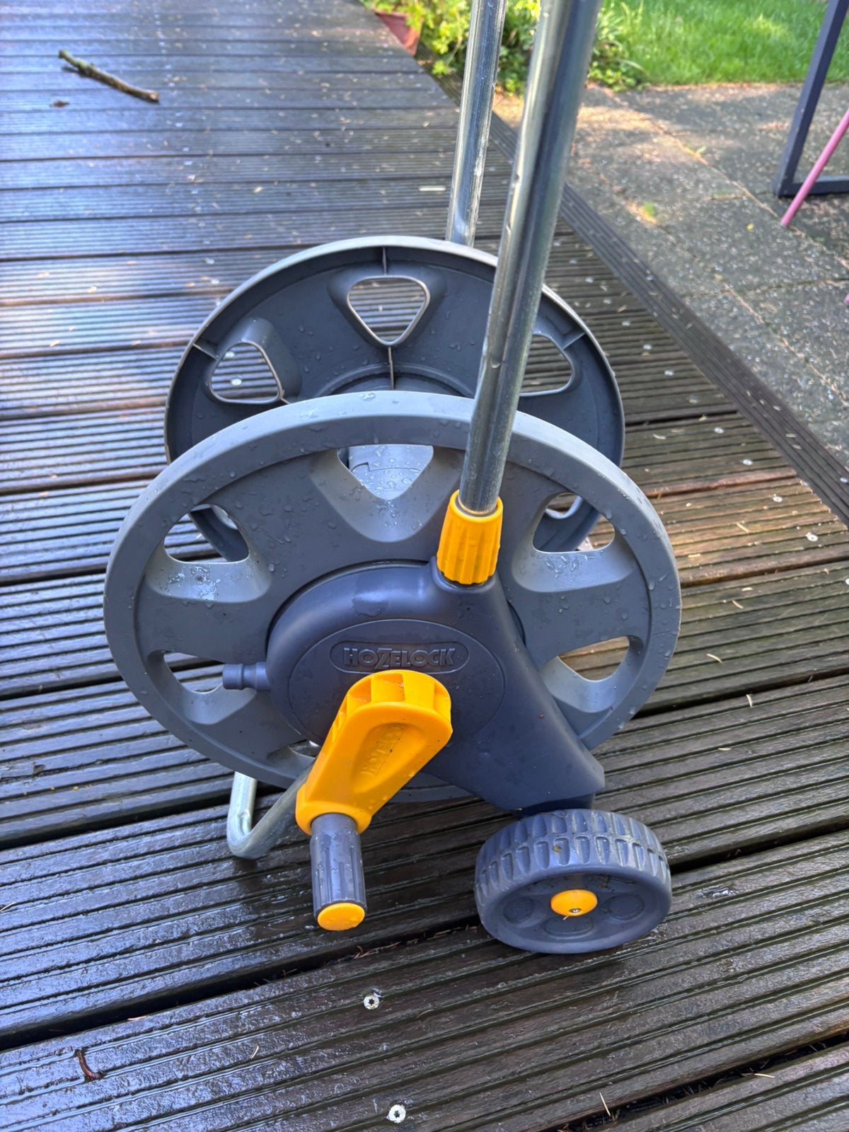 Tuinslanghaspel zonder slang, Ophalen, Zo goed als nieuw, Tuinslang