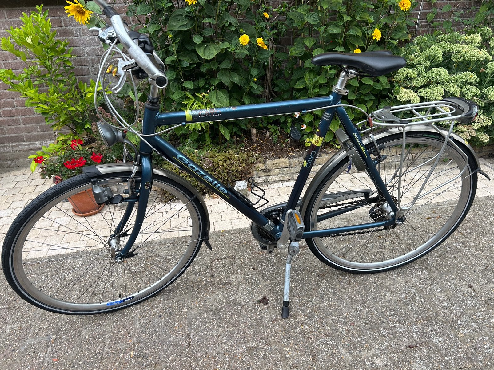 Herenfiets Sportfiets Gazelle Cayo Track & Trail. Lees adv!, Fietsen en Brommers, Ophalen, 28 inch, Gebruikt, Velgrem