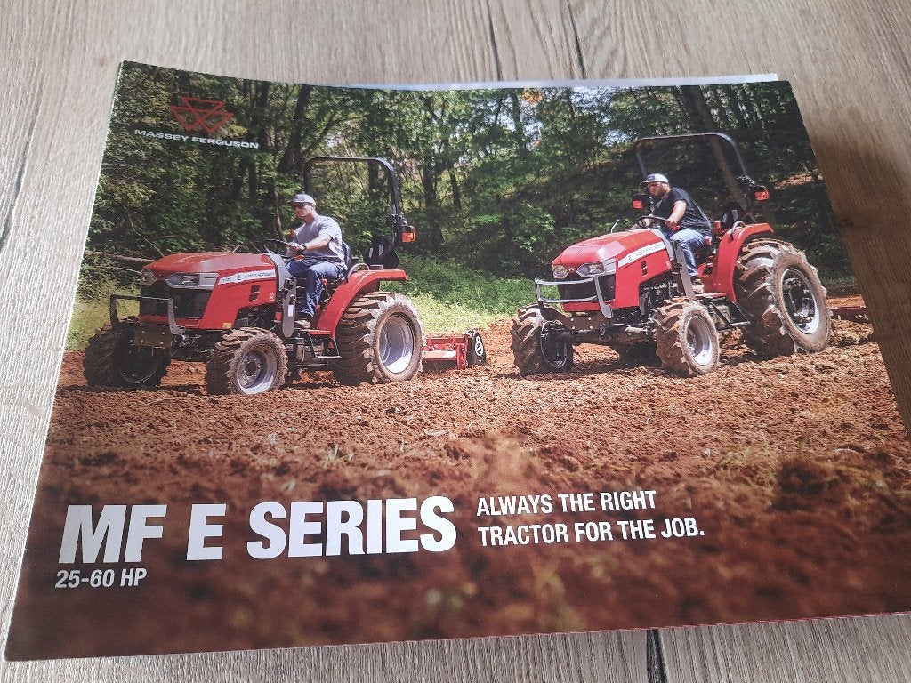 FOLDER MASSEY FERGUSON MF E SERIES  USA, Verzenden, Nieuw, Catalogus