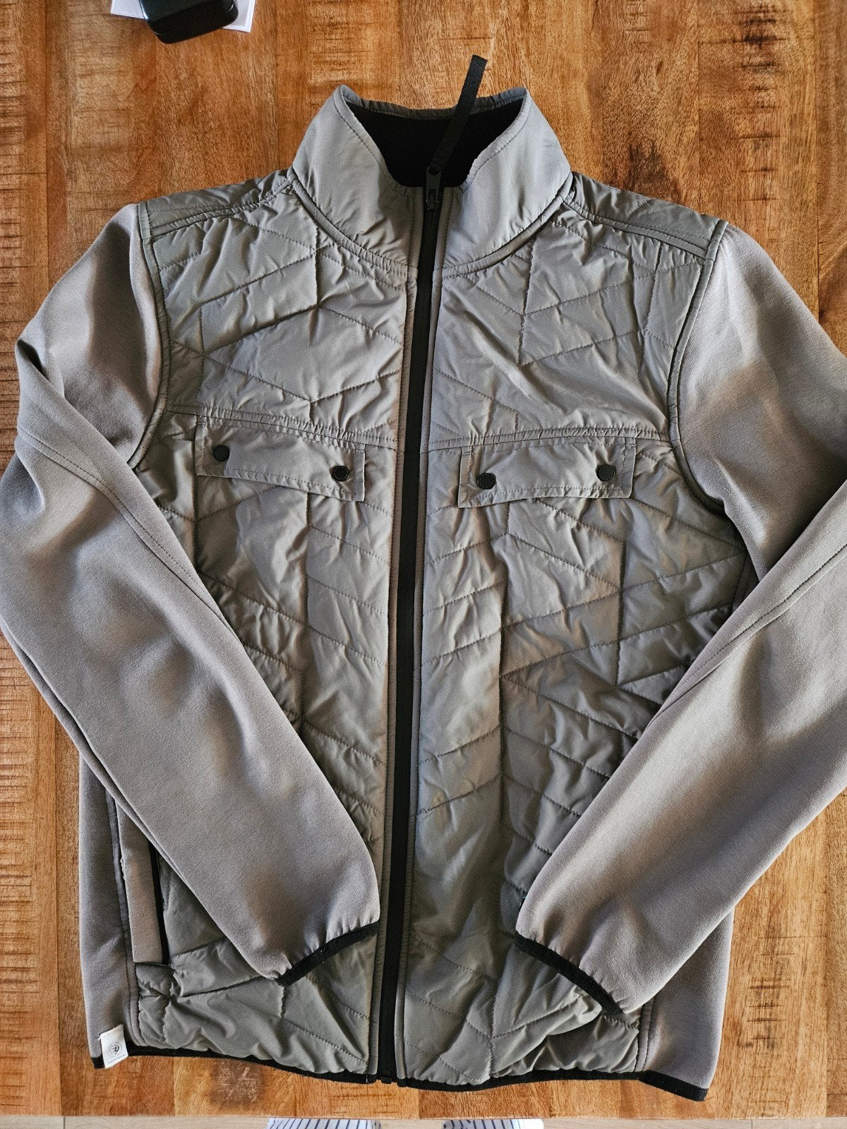 Cast Iron Gewatteerde jas Maat M - Zo goed als nieuw, Kleding | Heren, Maat 48/50 (M), Ophalen of Verzenden, Zo goed als nieuw
