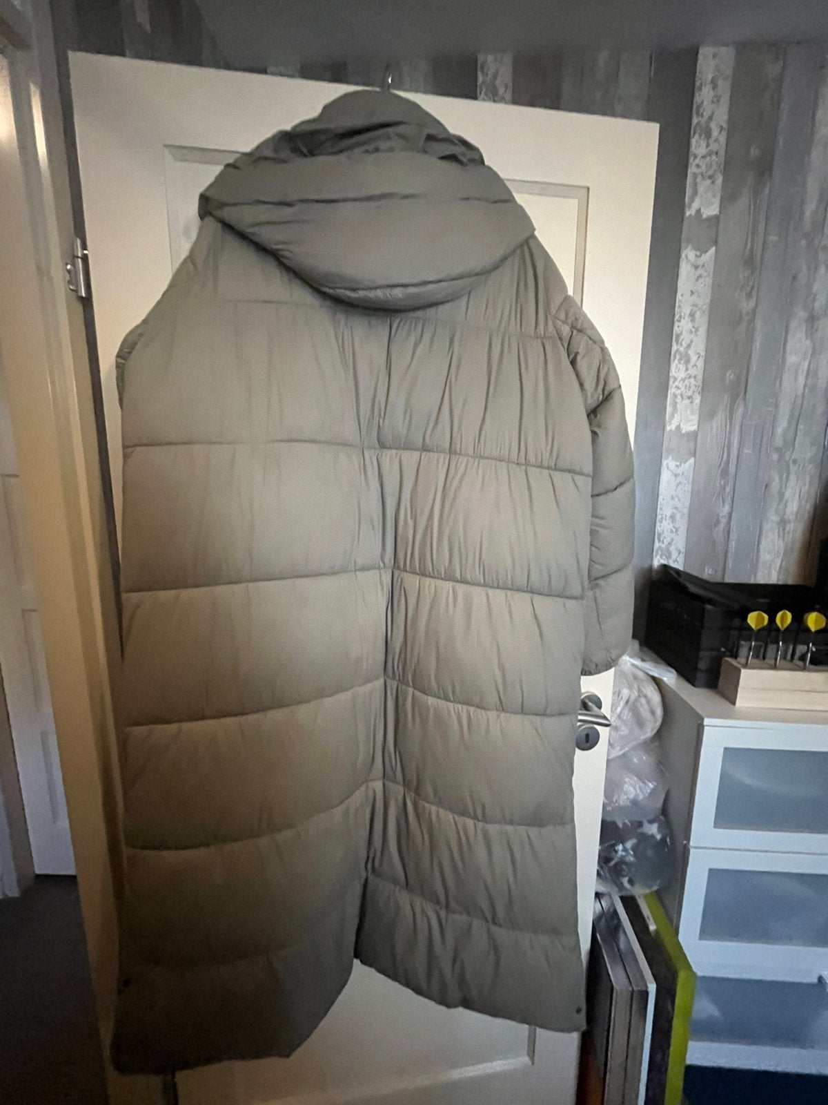 Winterjas XXL, Ophalen, Zo goed als nieuw, Maat 46/48 (XL) of groter, Zwart