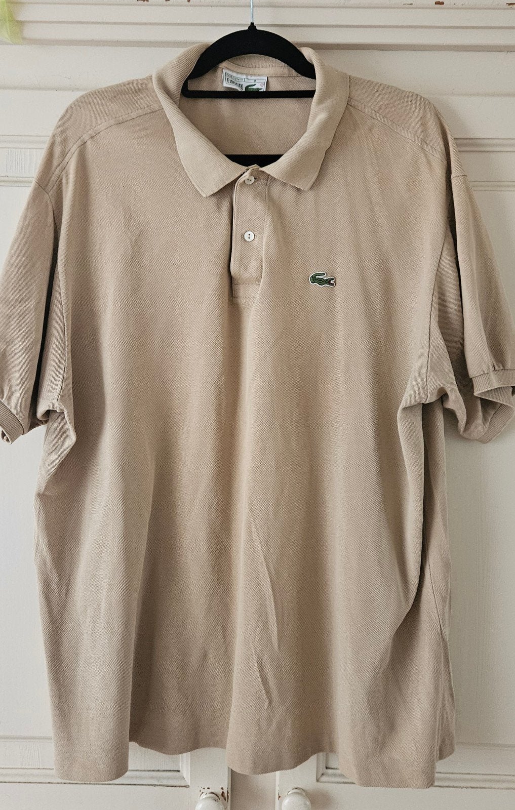 Lacoste polo shirt - Beige - maat xxl, Kleding | Heren, T-shirts, Overige maten, Ophalen of Verzenden, Zo goed als nieuw, Lacoste