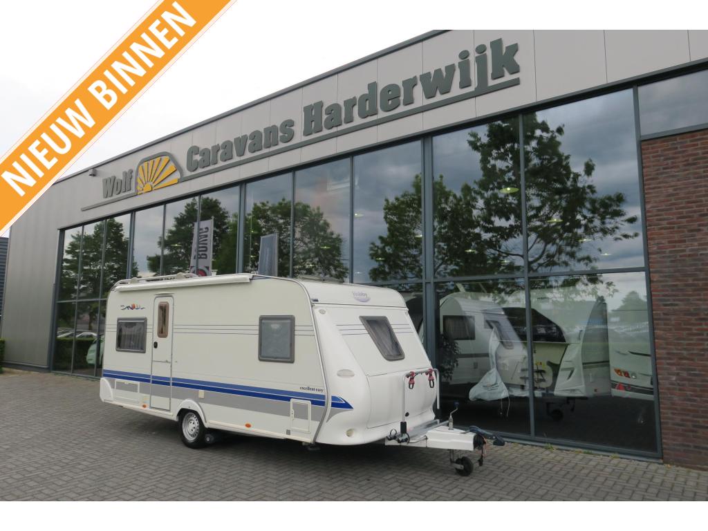Hobby Excellent Easy 495 UFE MOVER+VOORTENT+2x FIETSEN, Rondzit, Hobby, Bedrijf, 1000 - 1250 kg