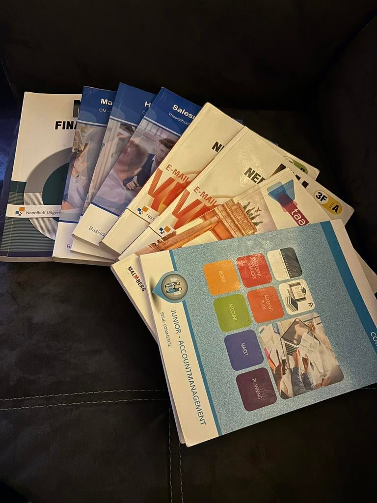 Studieboeken Mbo4 Junior accountmanager, Ophalen of Verzenden, Zo goed als nieuw, Overige niveaus