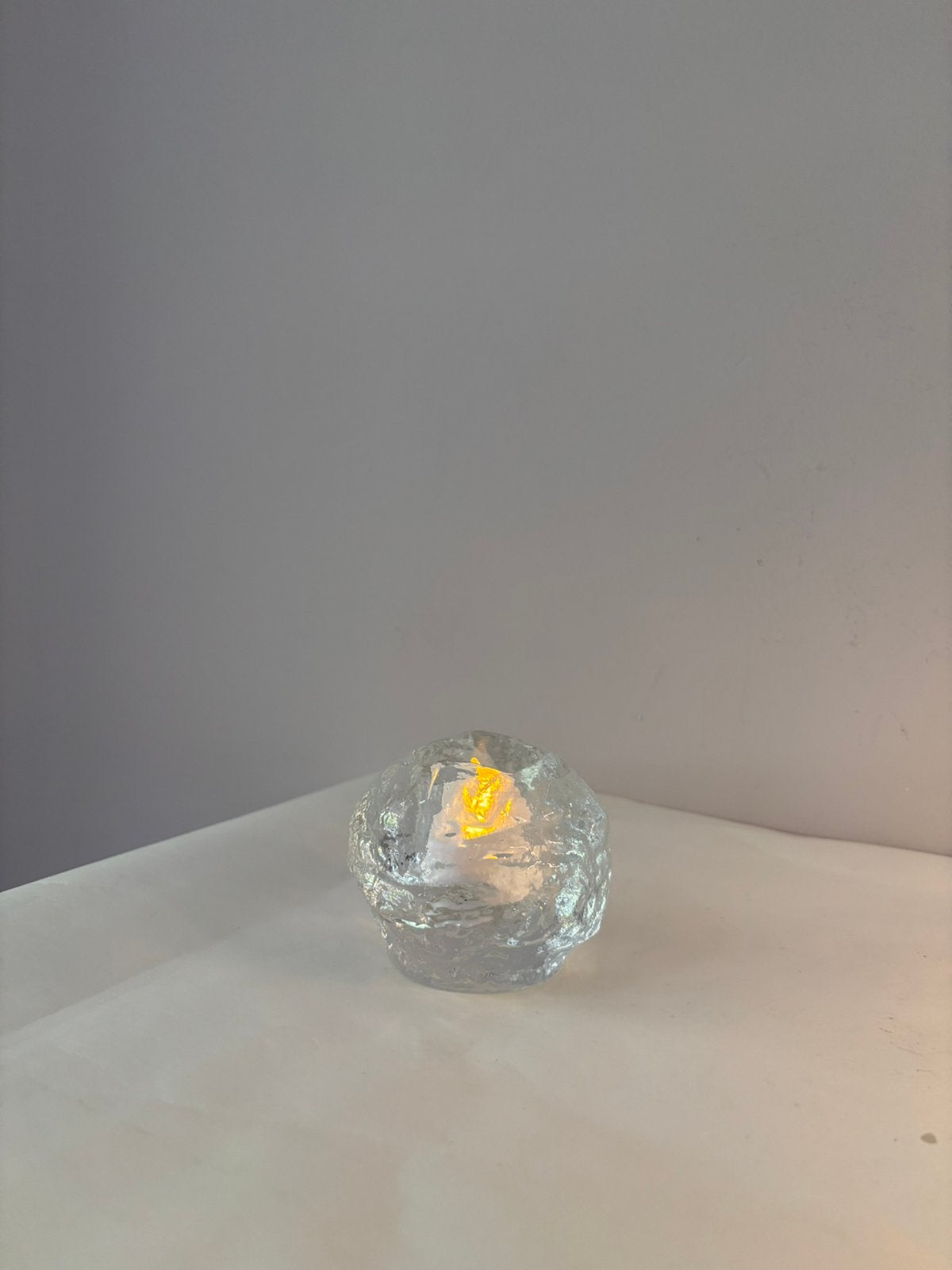 Vintage Kosta Boda snowball waxinelichthouder, Verzenden