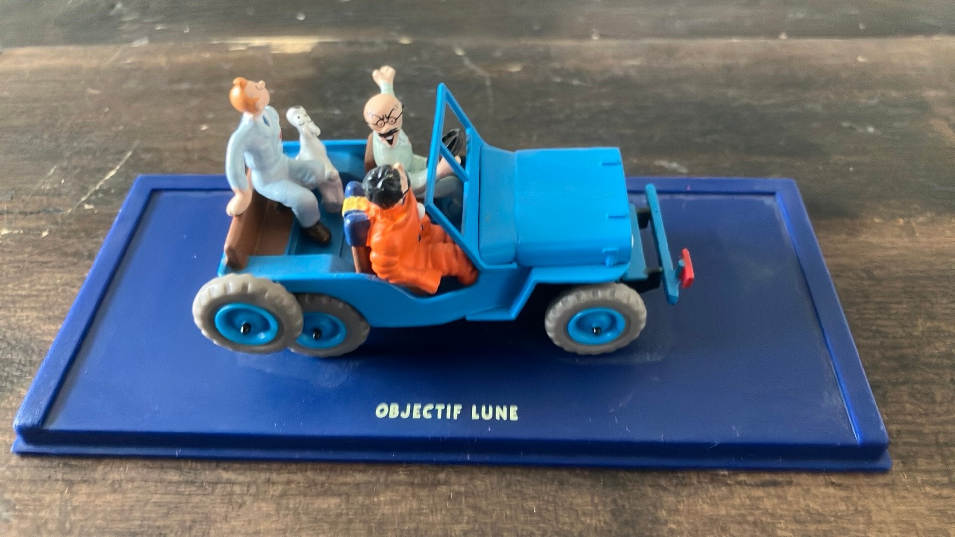 Kuifje auto: Raket naar de maan, Ophalen of Verzenden, Kuifje, Zo goed als nieuw, Beeldje of Figuurtje