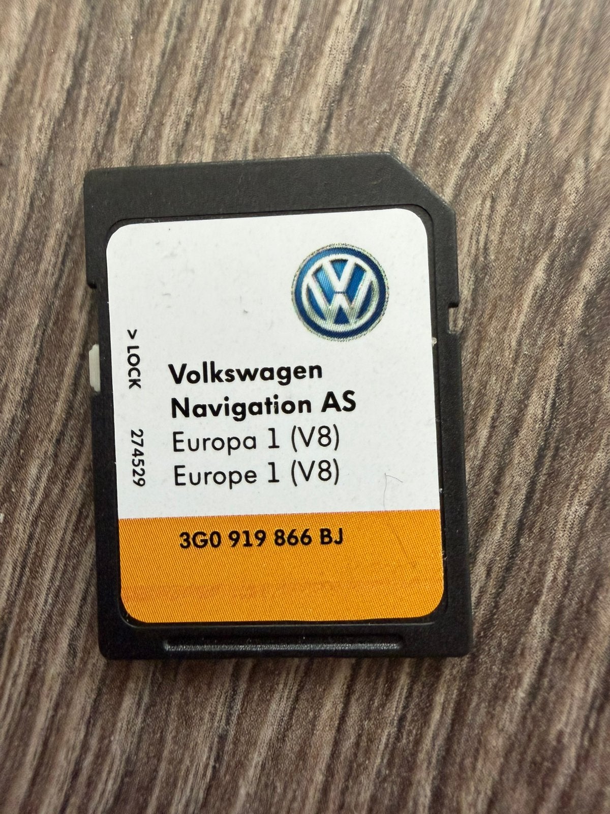 VW SD KAART 3G0919866BJ, Ophalen, Zo goed als nieuw, Landkaarten