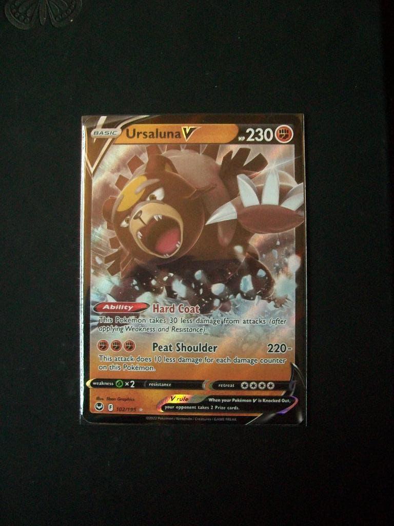 2006: Nieuwe Pokemon Kaart URSALUNA V Hp 230 (102/195), Verzenden, Nieuw, Losse kaart, Foil