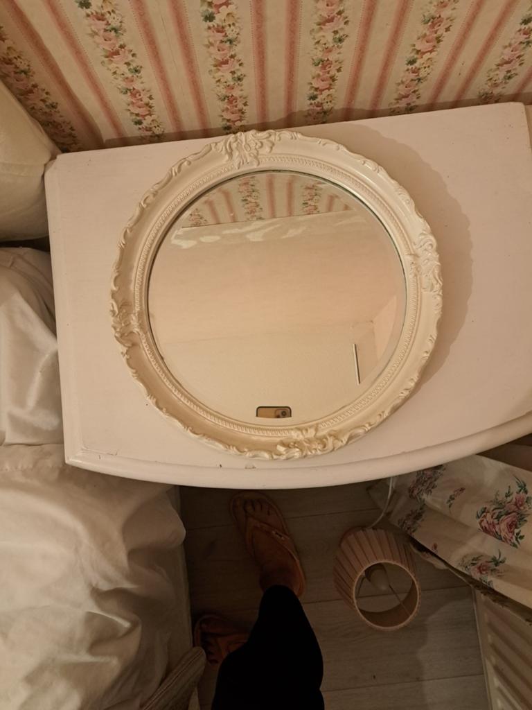 Decoratieve Spiegels - Diverse Vormen en Maten, Minder dan 50 cm, Rond, Ophalen of Verzenden, Zo goed als nieuw