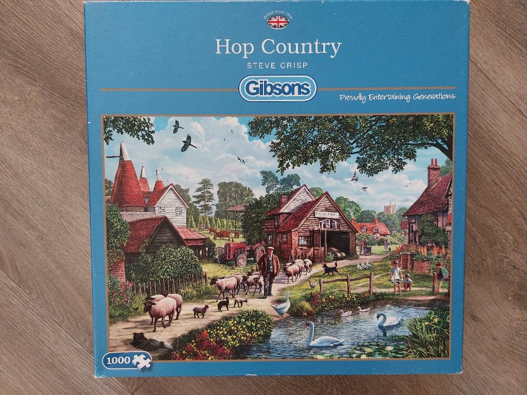 Gibsons puzzel, Ophalen of Verzenden, 500 t/m 1500 stukjes, Zo goed als nieuw, Legpuzzel