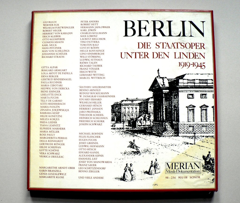 Berlin, Staatsoper unter den Linden 1919-1945, 8 LP boxset, Cd's en Dvd's, Boxset, Boxset, Klassiek, Ophalen of Verzenden
