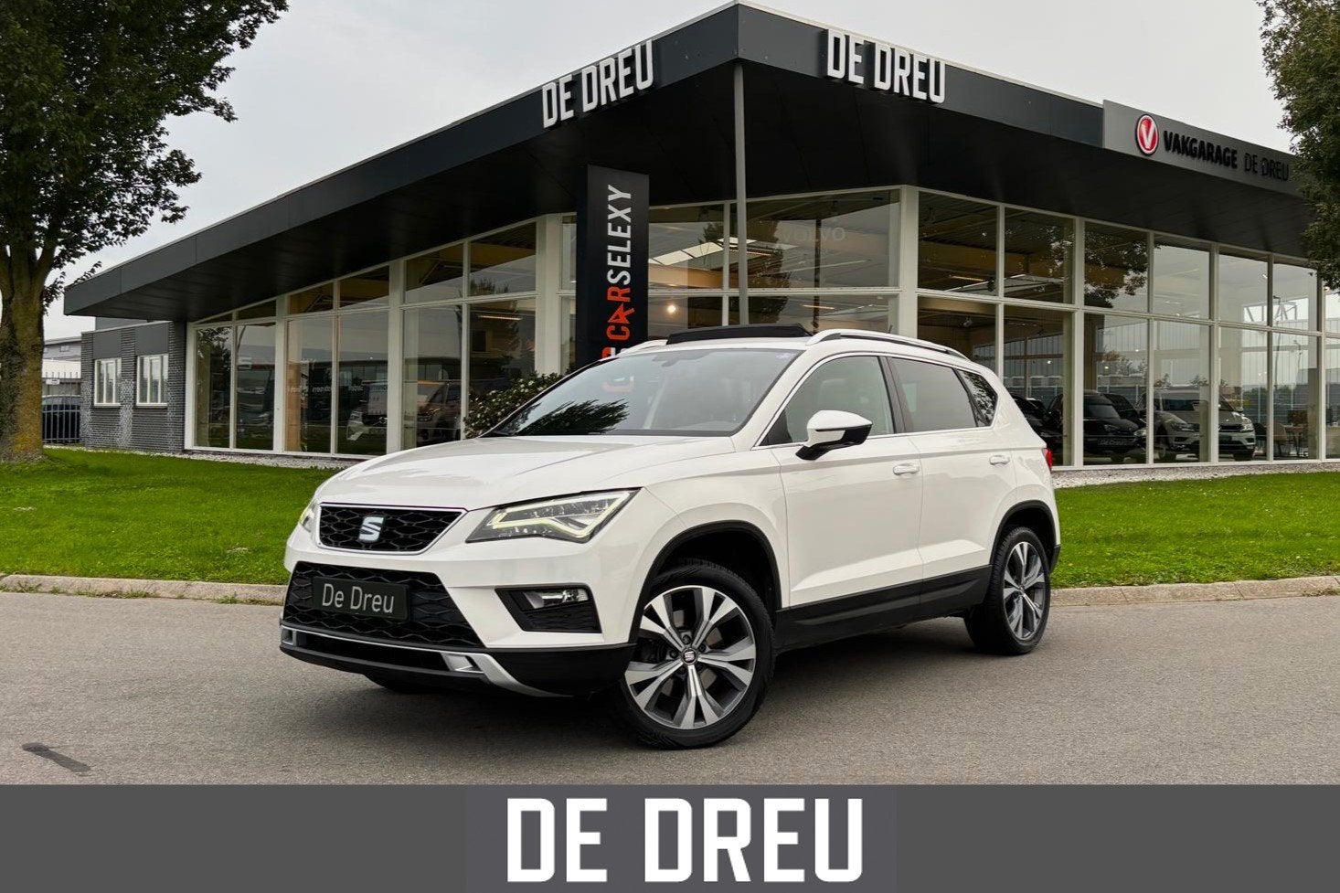 Seat Ateca 1.4 EcoTSI Xcellence | PANO | CAMERA | CRUISE |, Auto's, Voorwielaandrijving, 4 cilinders, 150 pk, Wit