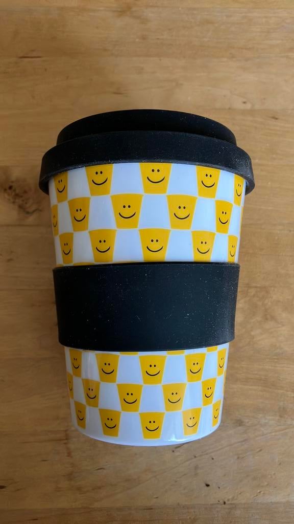 Jumbo koffiebeker, herbruikbare beker, Ophalen of Verzenden, Zo goed als nieuw, Overige materialen, Overige typen