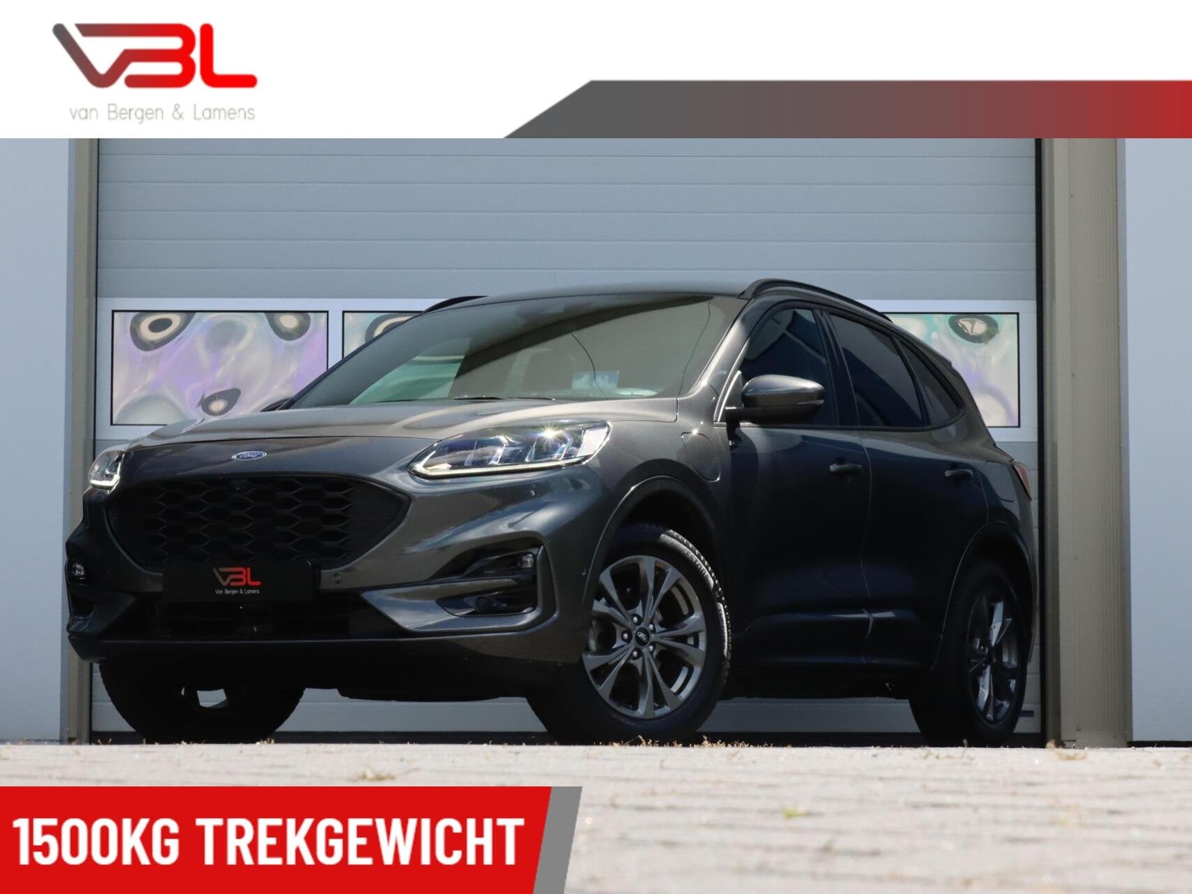 Ford Kuga 2.5 PHEV 225PK ST-Line X | Trekhaak, Auto's, Dealer onderhouden, Gebruikt, 4 cilinders, Met garantie (alle)