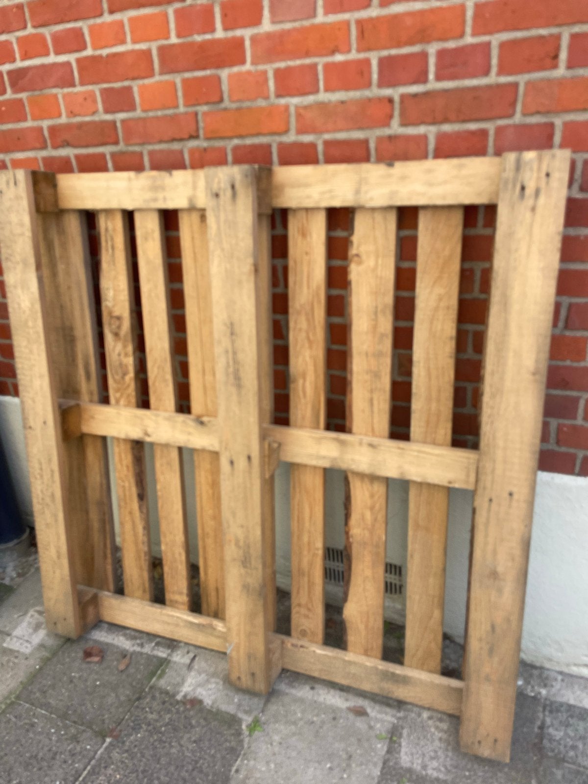 Gratis: pallet (120x120), Ophalen, Gebruikt, 50 mm of meer, Pallet