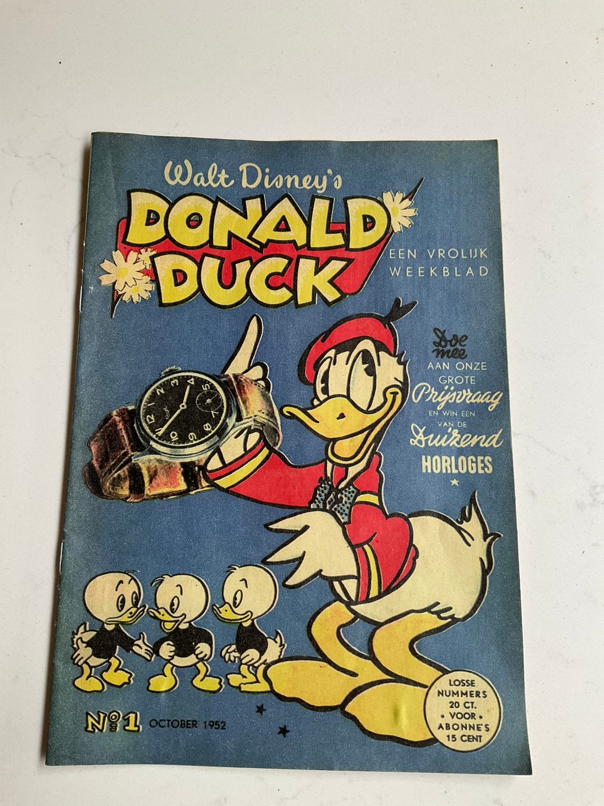 Herdruk eerste donald duck 1952, Boeken, Strips | Comics, Eén comic, Amerika, Ophalen of Verzenden, Zo goed als nieuw