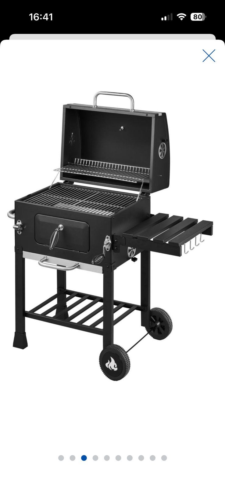 Te koop aangeboden: Grillmeister Houtskool BBQ Comfoort., Ophalen, Zo goed als nieuw