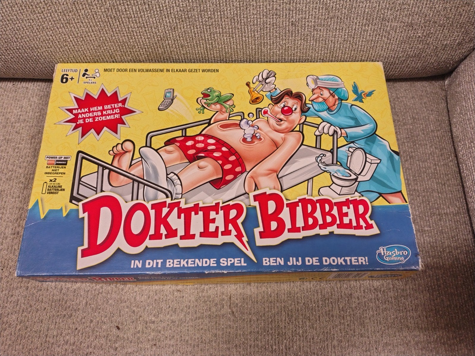 Dokter Bibber - Het klassieke spel voor jong en oud, Een of twee spelers, Ophalen of Verzenden, Gebruikt, Hasbro