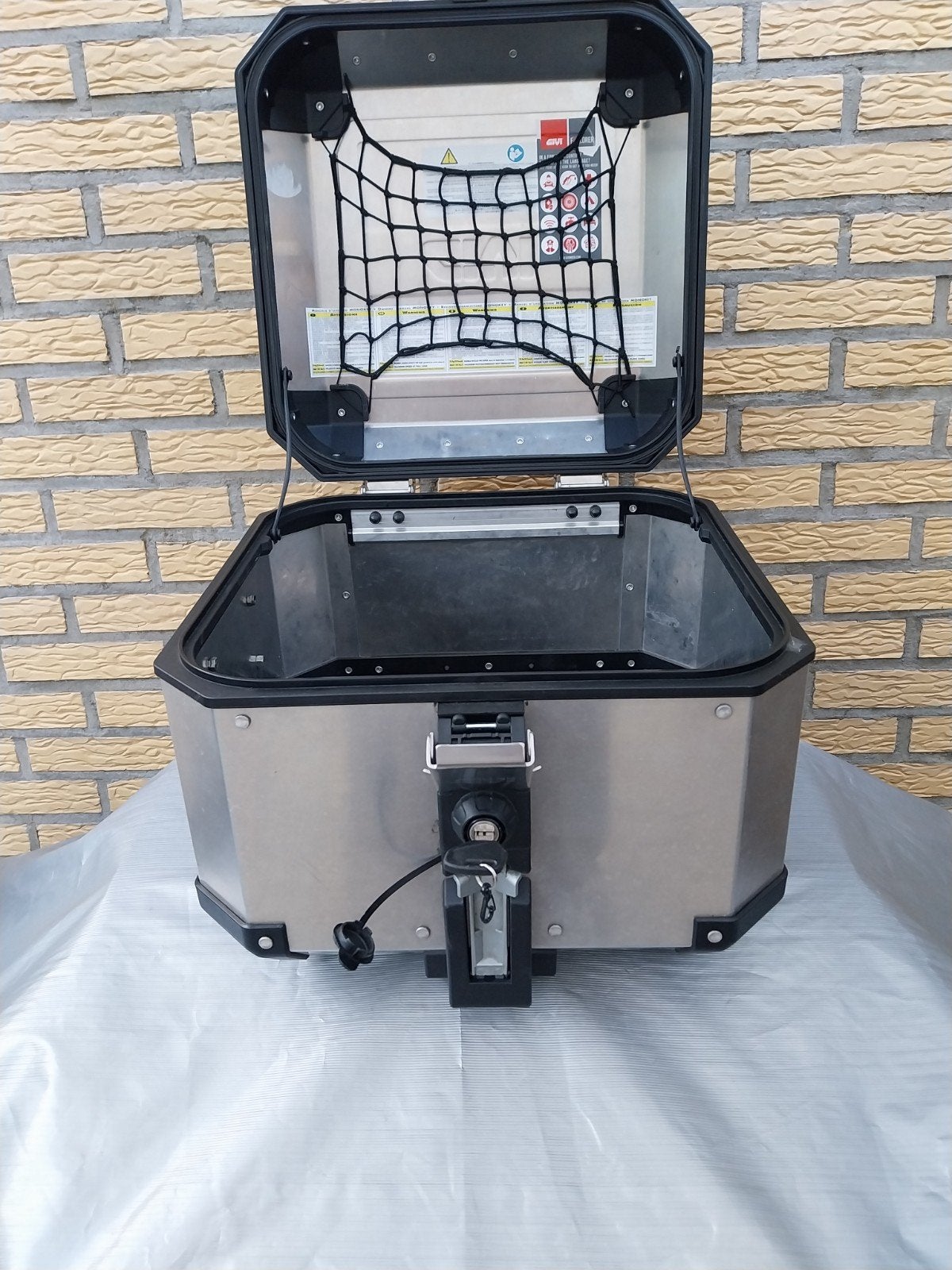 GIVI Trekker Outback Topkoffer - Aluminium, Motoren, Accessoires | Koffers en Tassen, Ophalen of Verzenden, Gebruikt