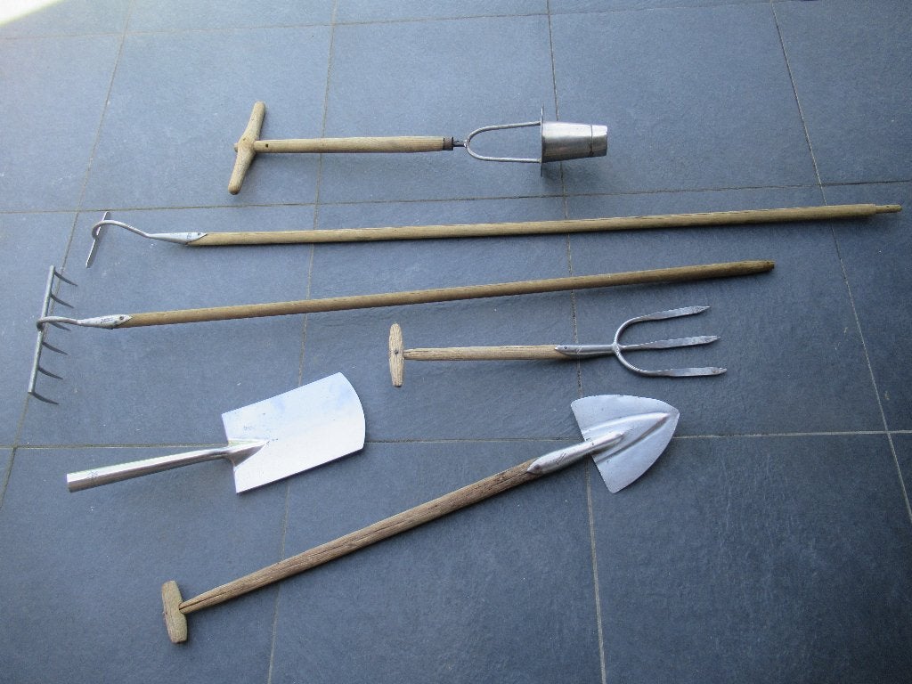 Sneeboer RVS tuingereedschap Hark Schraper priem plantschop, Tuin en Terras, Hand-tuingereedschap, Gebruikt, Schoffel, Ophalen of Verzenden