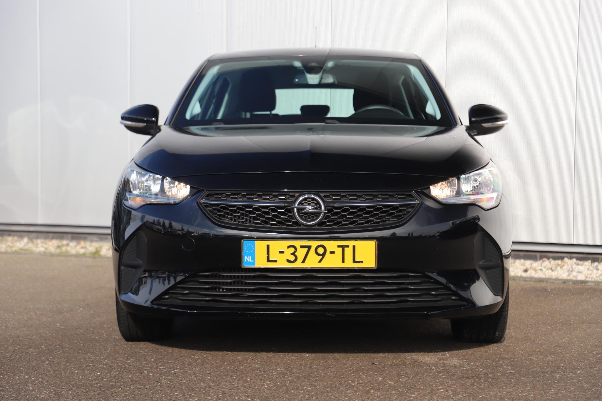 Opel Corsa 1.2 Edition 102PK Zwarte LMV Carplay Android Airc, Auto's, Voorwielaandrijving, Stof, Gebruikt, Euro 6