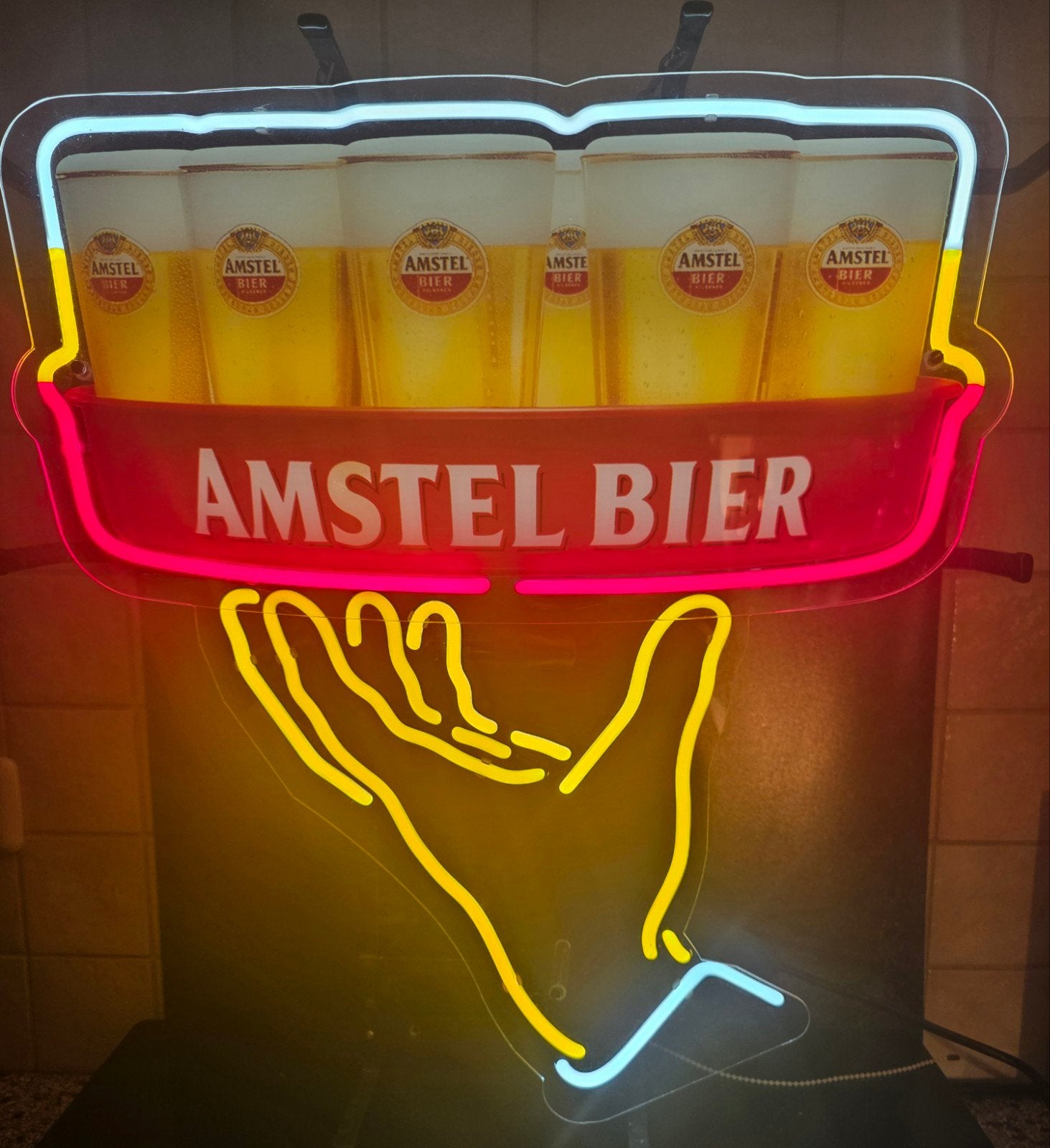 Amstel Bier Neon Reclamebord - Uniek en Sfeervol, Ophalen