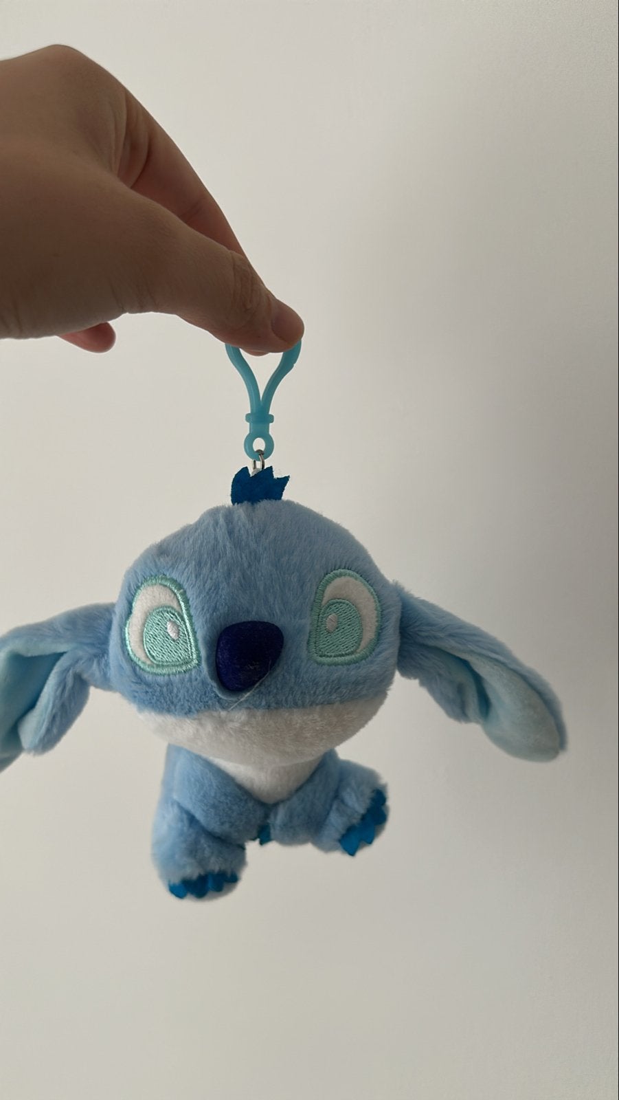 Disney Stitch Knuffel Sleutelhanger, Disney, Overige typen, Blauw, Ophalen of Verzenden