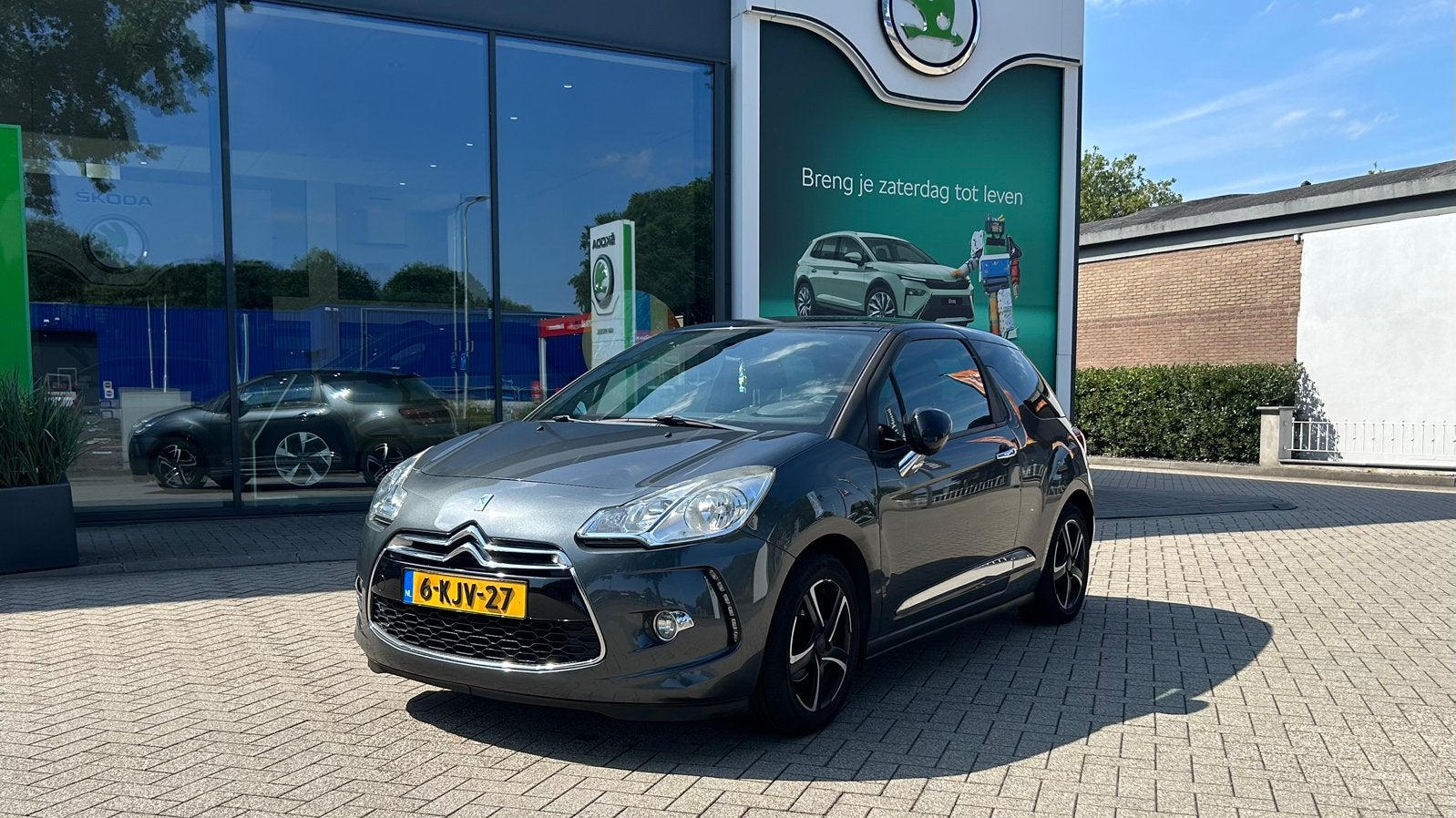 Citroën DS3 1.2 VTI 2013 Grijs, Voorwielaandrijving, 40 €/maand, Zwart, 1199 cc