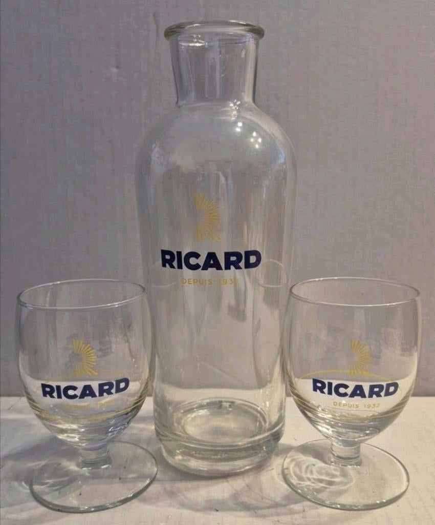 Ricard setje (H), Ophalen of Verzenden, Borrel- of Shotglas