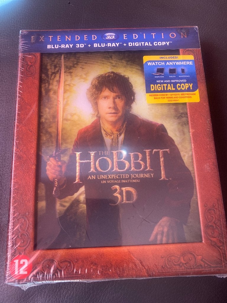 The Hobbit: Unexpected Journey Extended Edition 3D Blu-ray, Cd's en Dvd's, Avontuur, Engels, Film, Nederlands