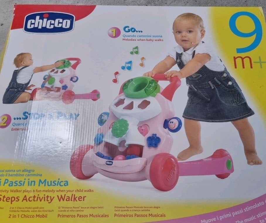 Chicco loopwagen roze, Ophalen