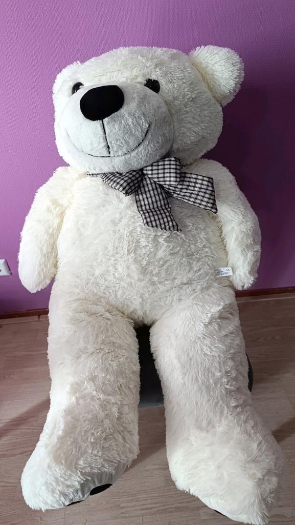 Grote teddybeer 100 cm – super zacht, Ophalen, Zo goed als nieuw, Overige typen
