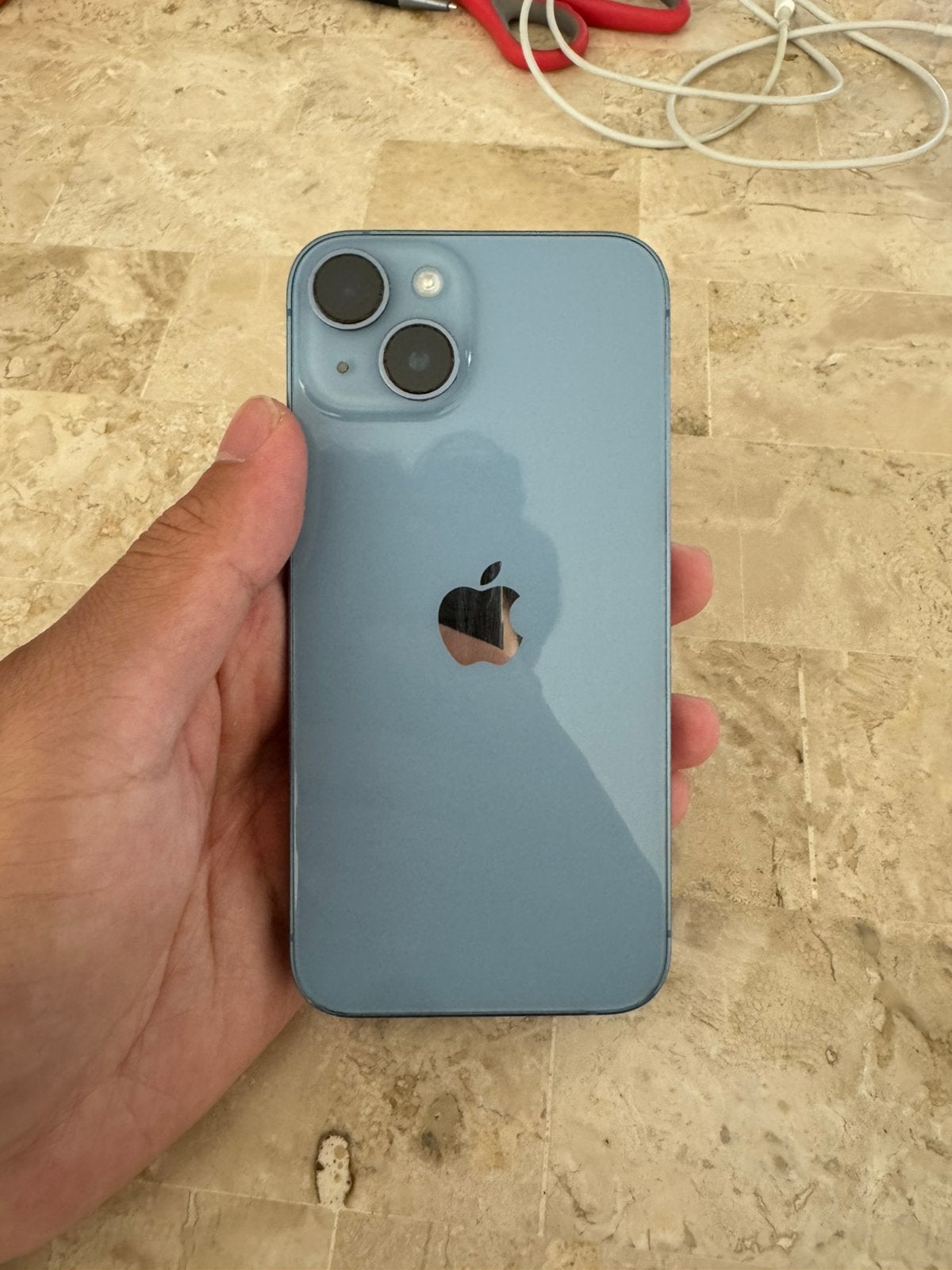 Iphone 14 128GB 87% Batterij, IPhone 14, Blauw, Ophalen of Verzenden, Zo goed als nieuw