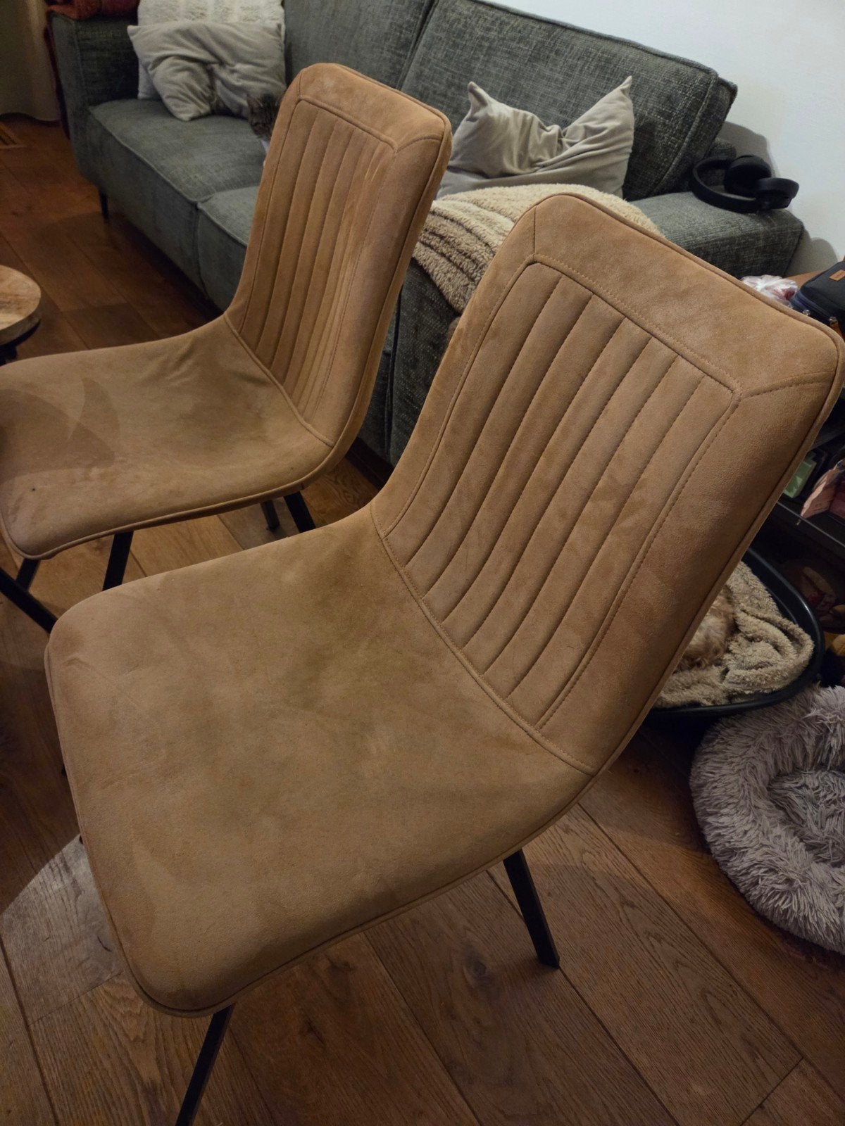 eetkamer stoelen 4x Cognac kleur, Huis en Inrichting, Ophalen, Zo goed als nieuw, Bruin, Vier
