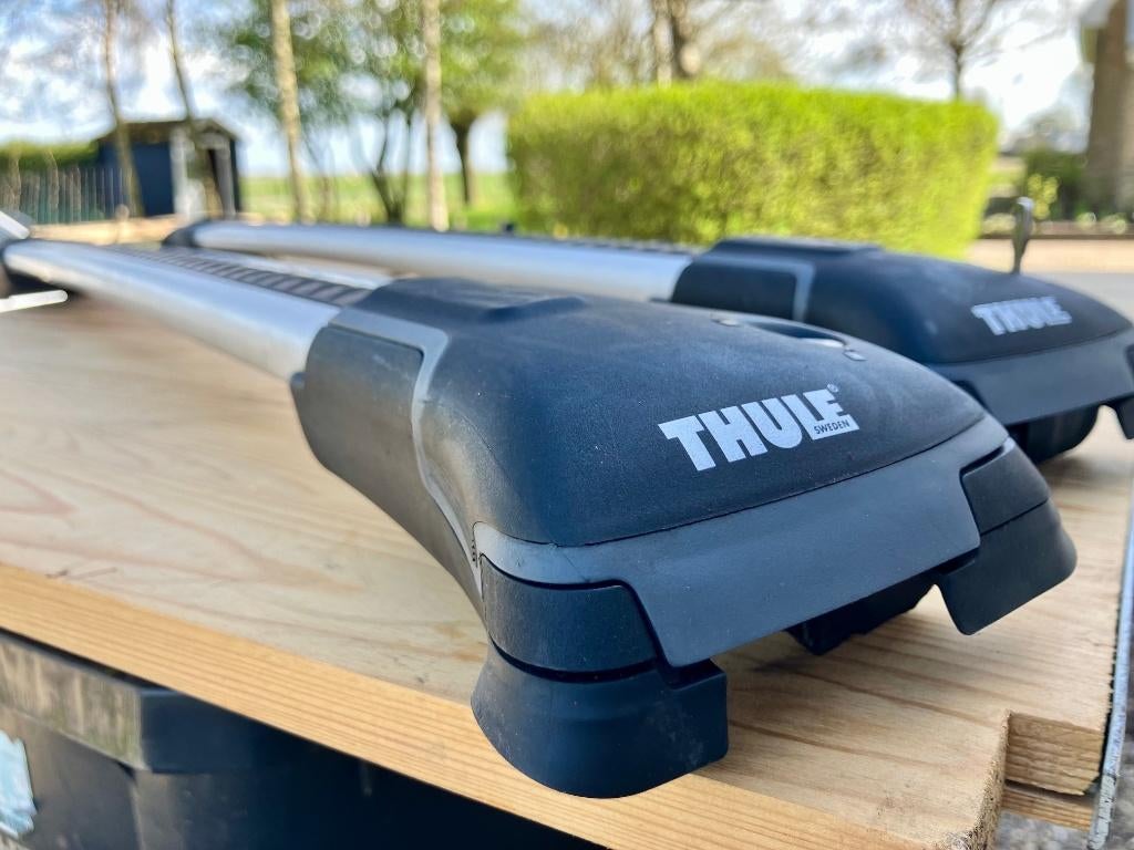 Thule Wingbar Edge dakdragers open dakrails, Auto diversen, Dakdragers, Ophalen of Verzenden, Gebruikt