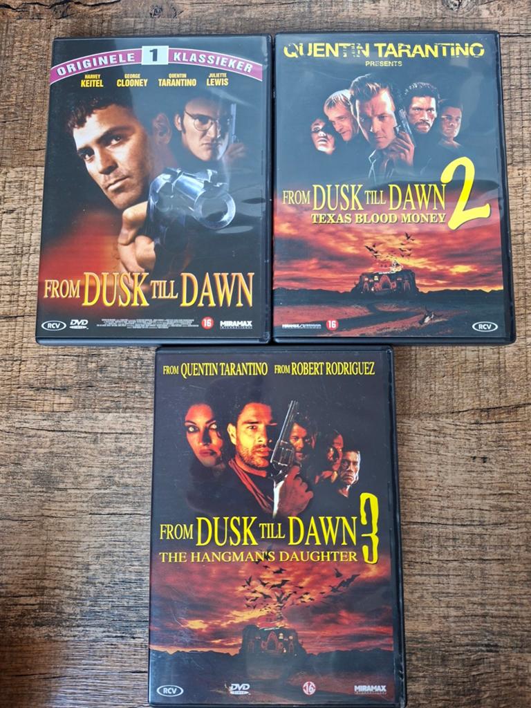From Dusk Till Dawn Trilogie DVD Boxset, Gebruikt, Vanaf 16 jaar, Boxset, Actiethriller