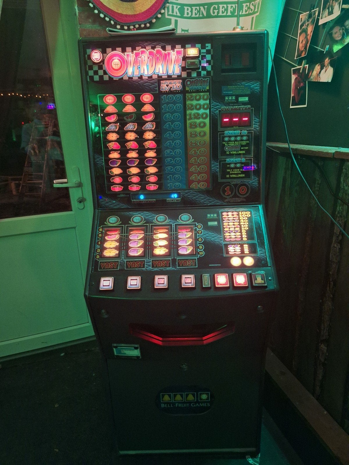 Gokkast Overdrive, Verzamelen, Automaten | Gokkasten en Fruitautomaten, Euro, Ophalen, Gebruikt