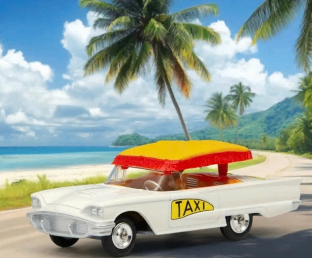 Bermuda Taxi Ford Thunderbird Corgi NEW schaal 1/46 ref. 430, Ophalen of Verzenden, Nieuw, Auto, Corgi