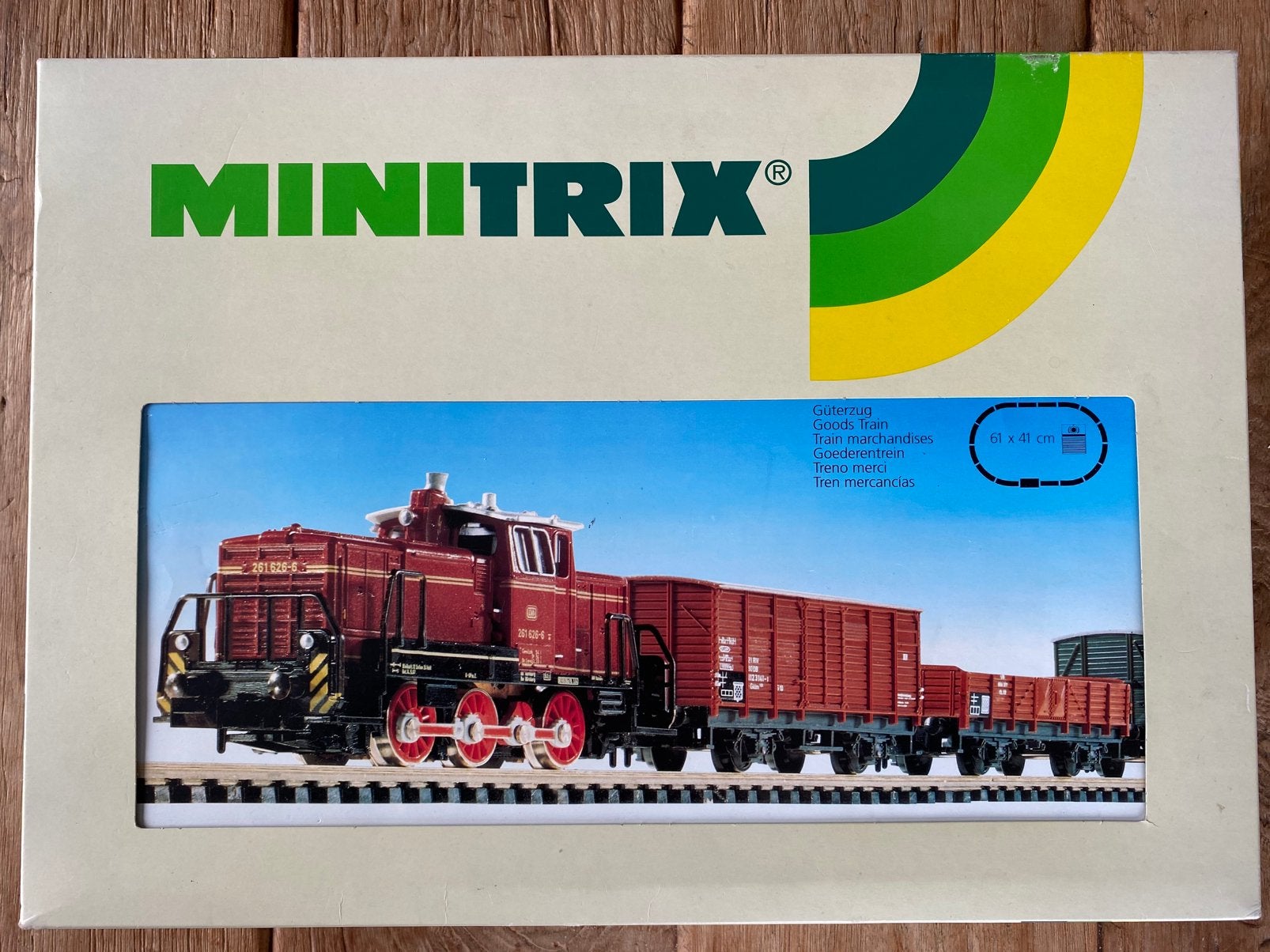 Minitrix diesellocomotief startset plus extra accessoires, Ophalen, Treinset, Gelijkstroom, Trix